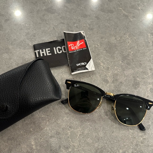 Ray Ban Clubmaster Classic Sunglasses - Picture 2 of 4